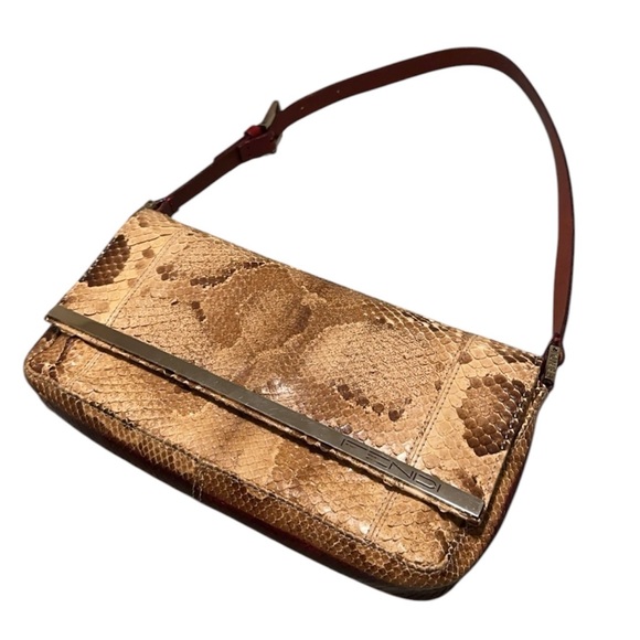 Fendi Bar Python Baguette - Picture 8 of 10